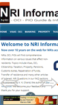 Mobile Screenshot of nriinformation.com