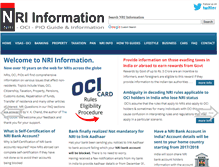 Tablet Screenshot of nriinformation.com